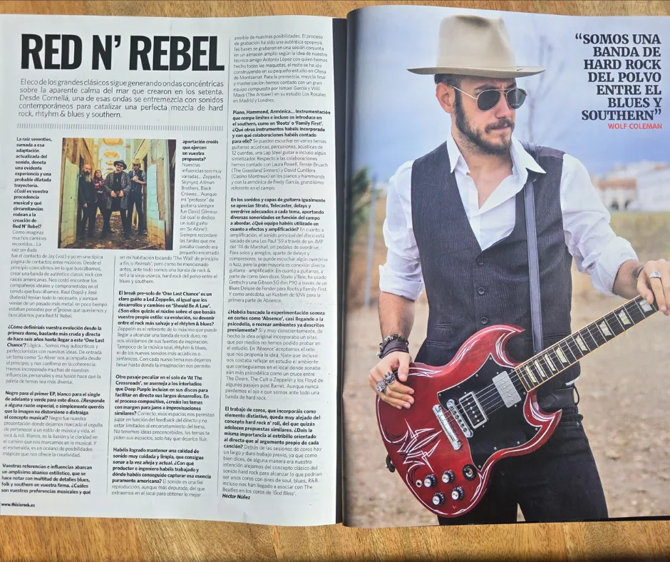 Entrevista exclusiva de This Is Rock con Wolf Coleman: La evolución de Red n’Rebel